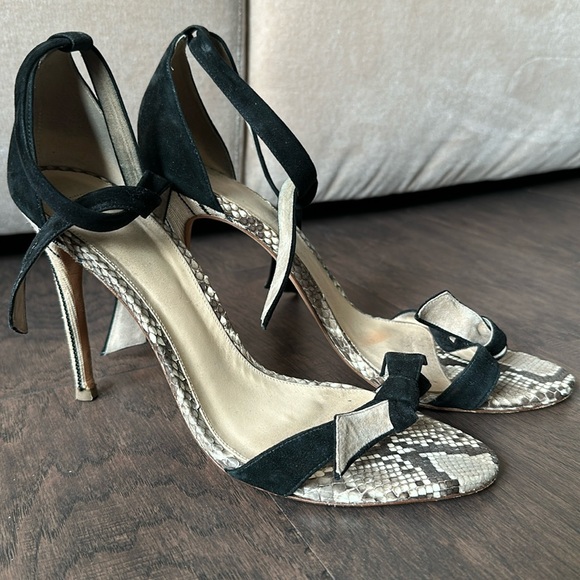 Alexandre Birman Clarita 100 in snakeskin - Picture 1 of 5
